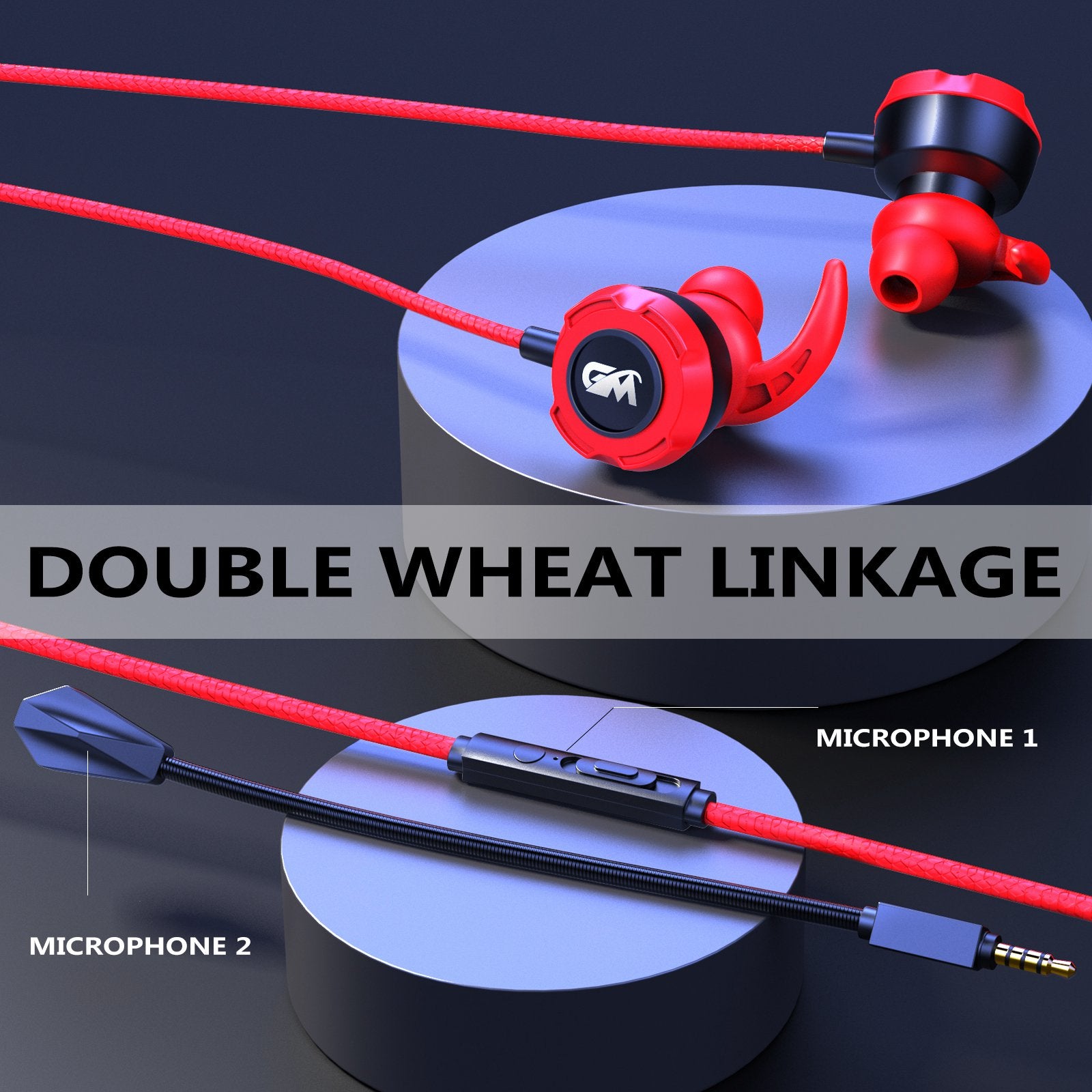 TF-3 HiFi Stereo Headset 3.5mm Wired E-Sports Gaming Music In-ear Earphone with Dual Microphone TF-3 HiFi Stereo Headset 3.5mm Wired E-Sports Gaming Music In-ear Earphone with Dual Microphone